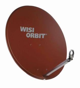 WISI SAT-Spiegel Parabolantenne QA38I rotbraun d=80cm (13430)